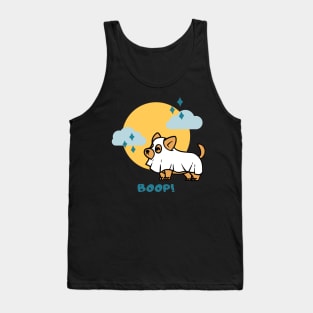 Boo Boop Halloween Ghost Dog Tank Top